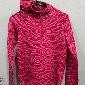 Nike Pink Polka-Dot Therma-Fit Hoodie